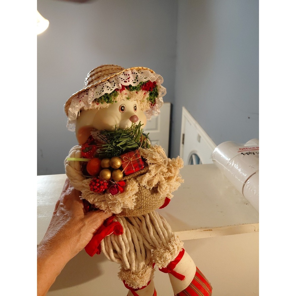 House of Lloyd Large 'Flossie' Figurine - 1990s Christmas Decor Larger Size
